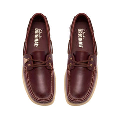 CLARKS BARCA GODNEY BOAT 18568 BORDEAUX