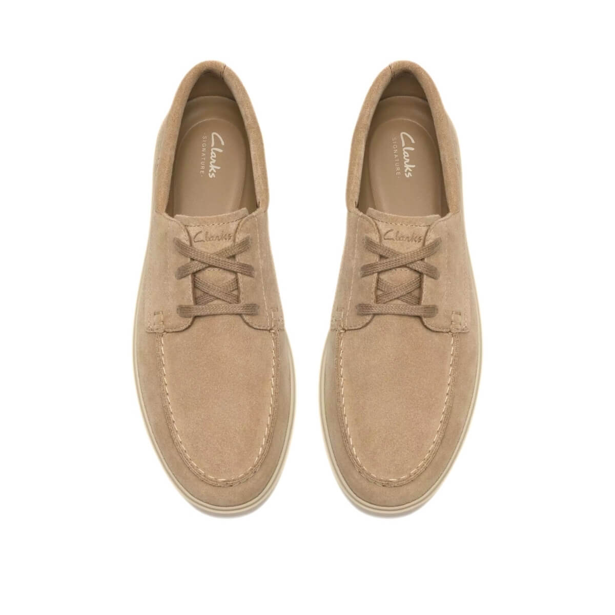 CLARKS BARCA LOCKFORD BOAT 18618 BEIGE