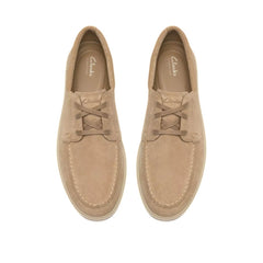 CLARKS BARCA LOCKFORD BOAT 18618 BEIGE
