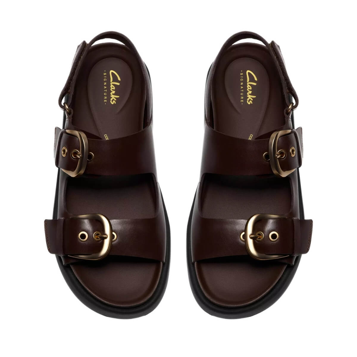 CLARKS SANDALO ARISTELLA BAY 18580 MARRONE