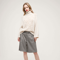 CROCHÈ MAGLIONE CR09348 BIANCO