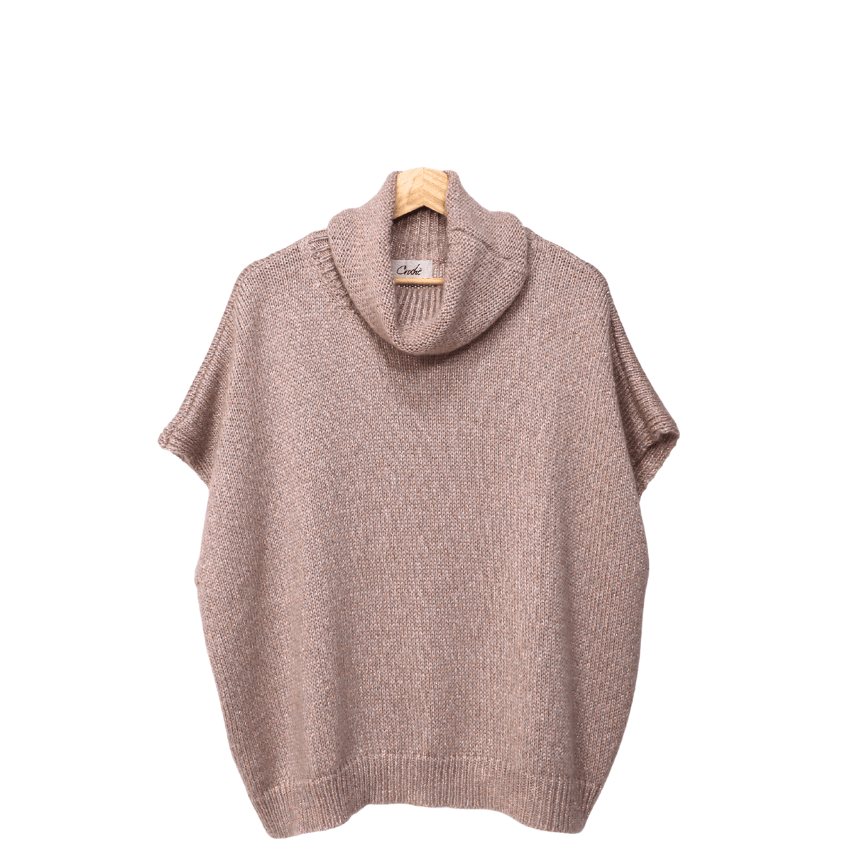 CROCHÈ MAGLIONE CR09352 KIMONO ROSA