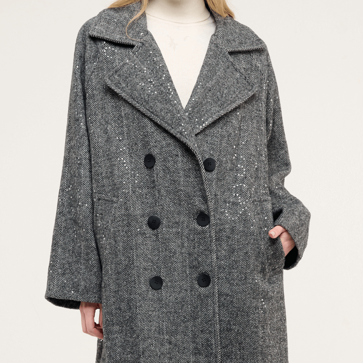 CROCHÈ CAPPOTTO CR09409 NERO