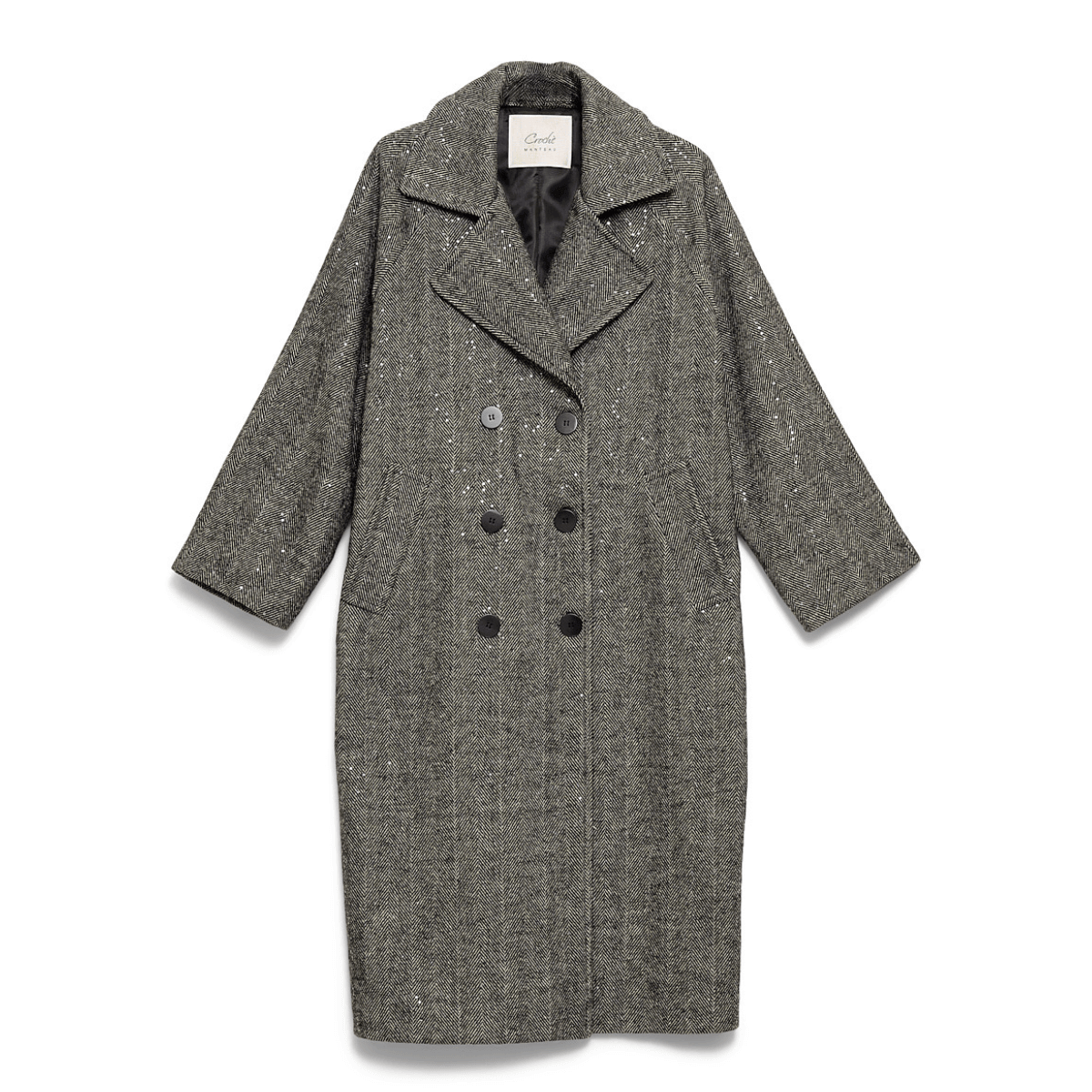 CROCHÈ CAPPOTTO CR09409 NERO