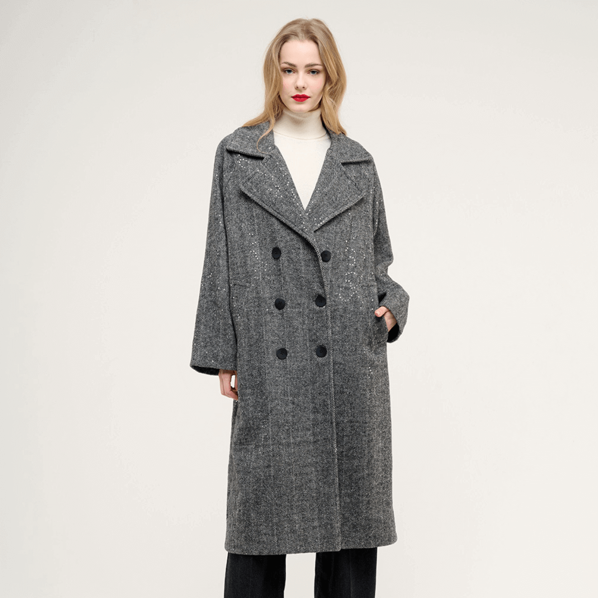 CROCHÈ CAPPOTTO CR09409 NERO