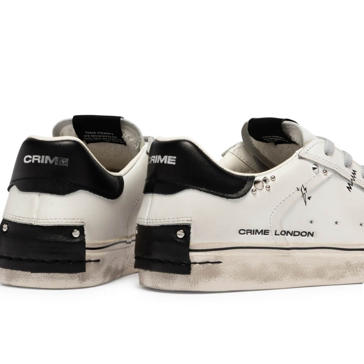CRIME LONDON DECONSTRUCTED SNEAKERS 23072 10 BORCHIE