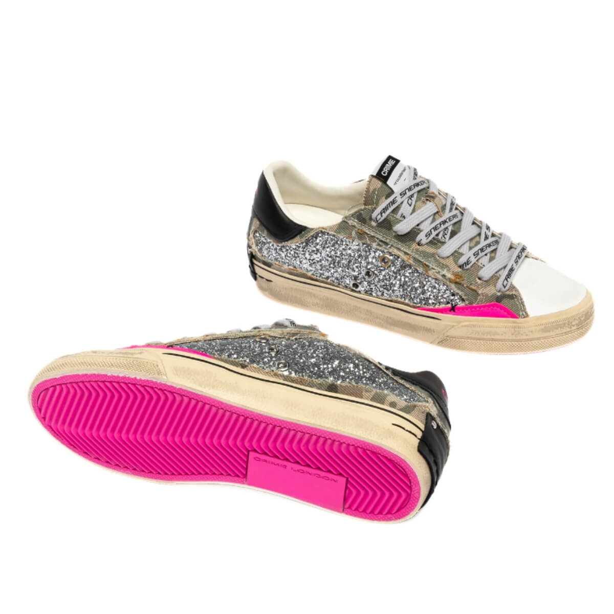 CRIME LONDON DECONSTRUCTED SNEAKERS 29073 68 MULTICOLOR