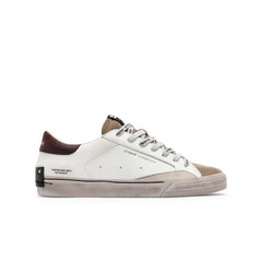 CRIME LONDON DISTRESSED 2.0 SNEAKERS 10051 10 BIANCO