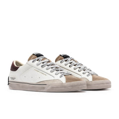 CRIME LONDON DISTRESSED 2.0 SNEAKERS 10051 10 BIANCO