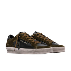 CRIME LONDON SK8 DELUXE SNEAKERS 10107 80 NERO VERDE