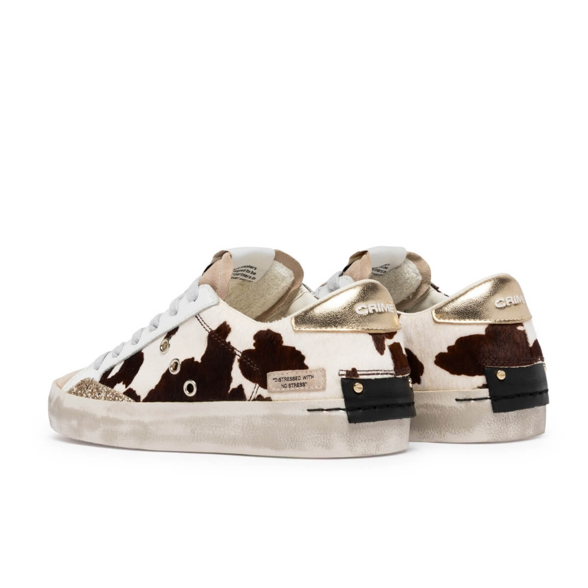 CRIME LONDON DISTRESSED SNEAKERS 23003 68 PANNA