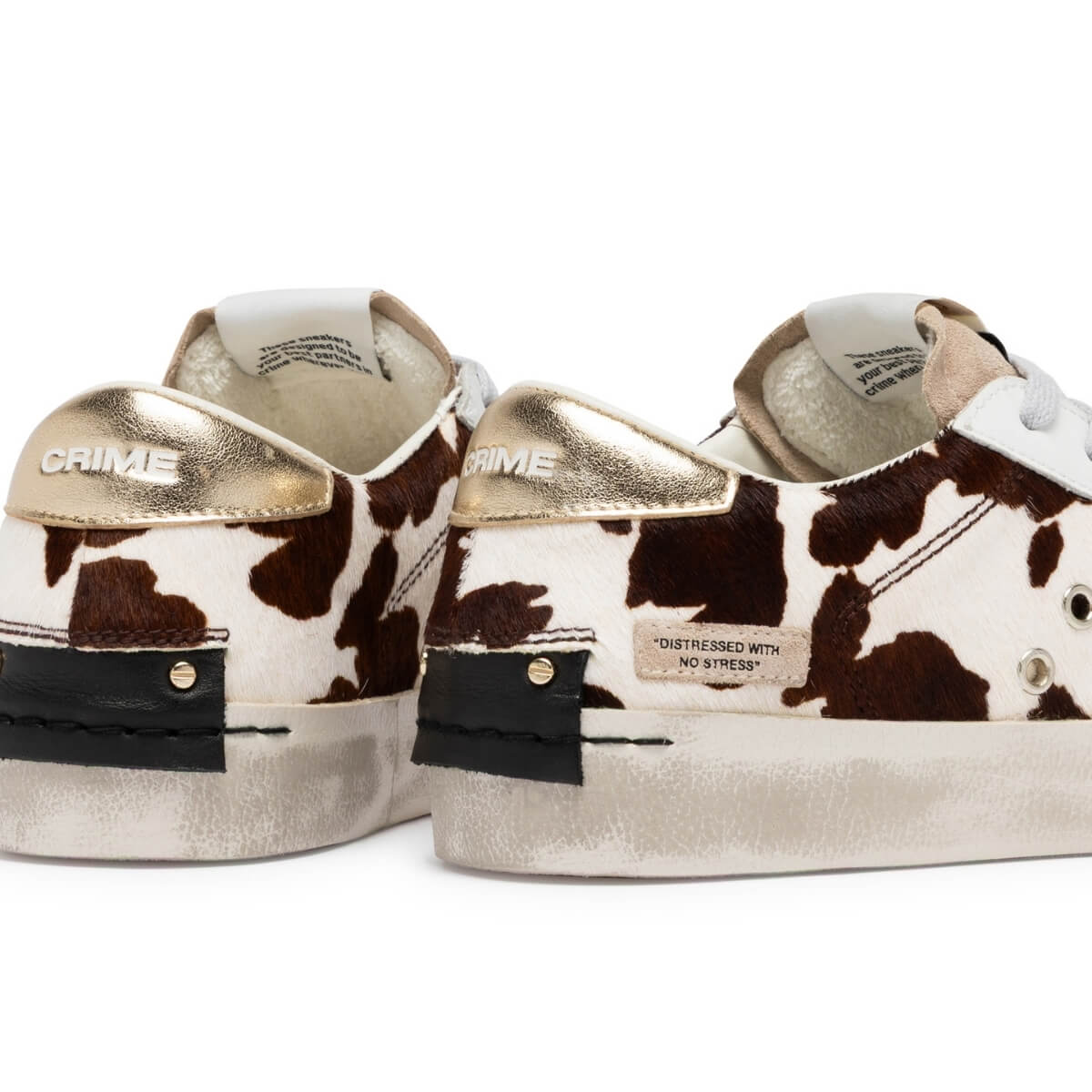 CRIME LONDON DISTRESSED SNEAKERS 23003 68 PANNA
