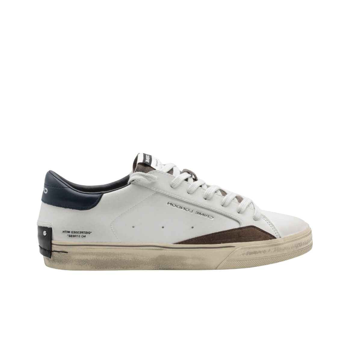 CRIME LONDON SNEAKERS 10055 10 BIANCO