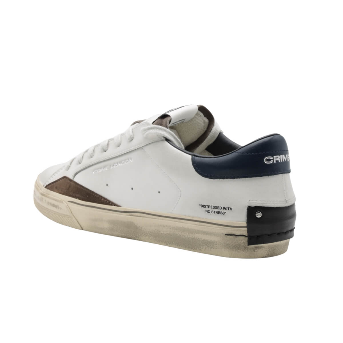 CRIME LONDON SNEAKERS 10055 10 BIANCO