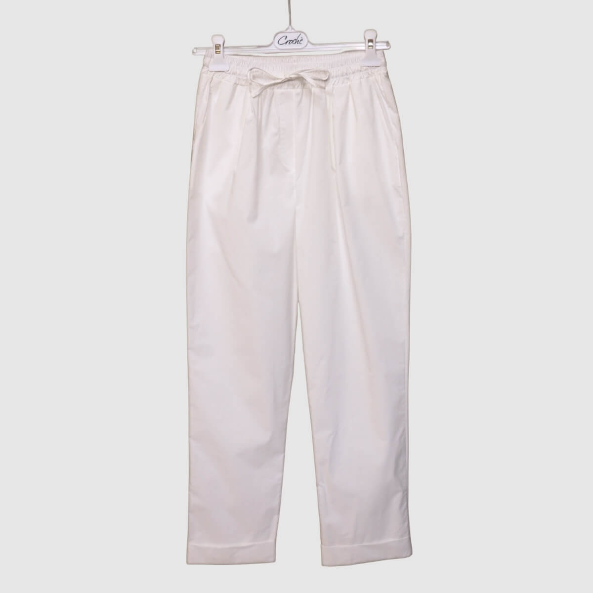 CROCHÈ PANTALONE ESTIVO 897 BIANCO