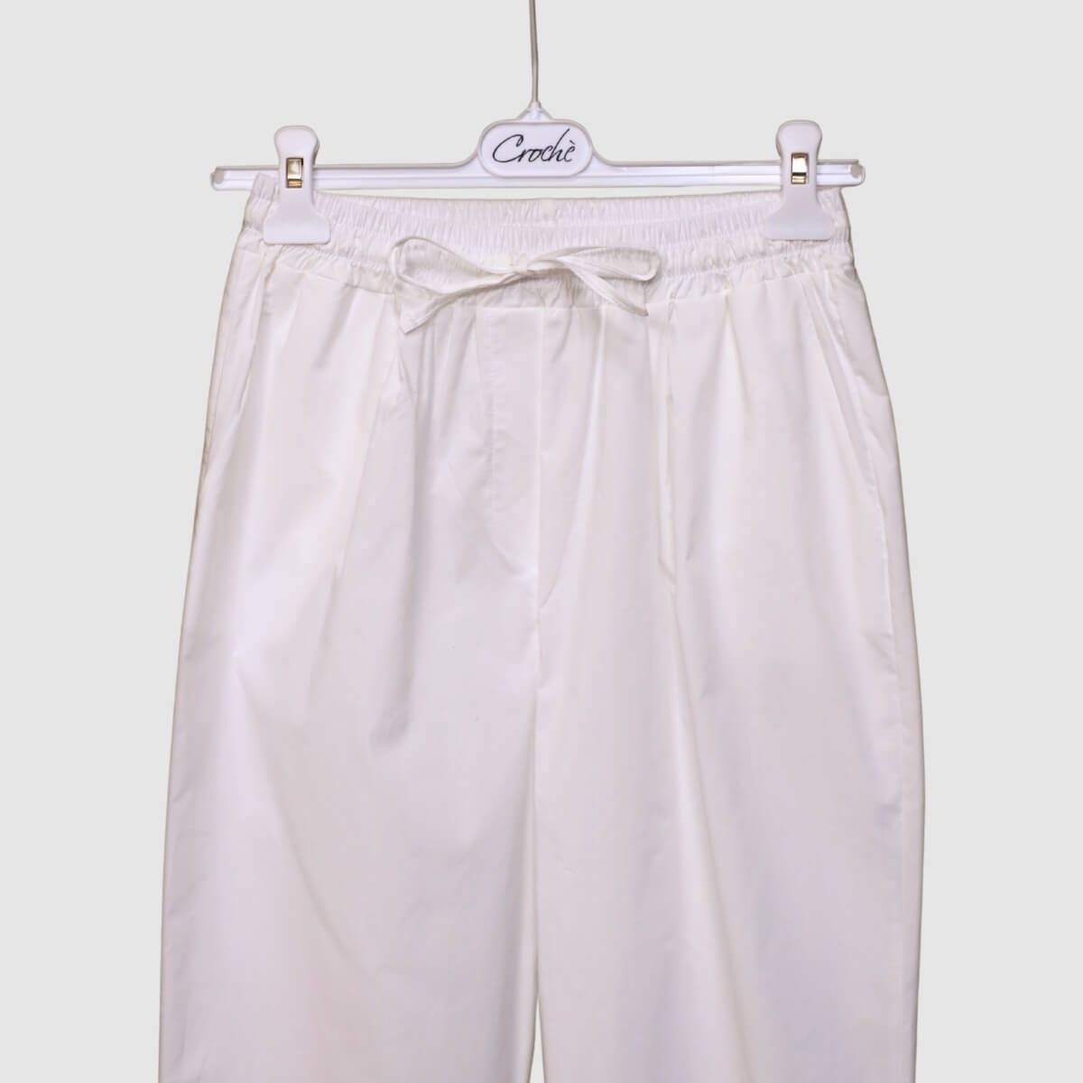CROCHÈ PANTALONE ESTIVO 897 BIANCO