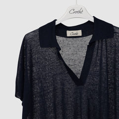 CROCHÈ POLO MAGLIA 607 BLU