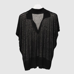 CROCHÈ POLO MAGLIA 607 NERO