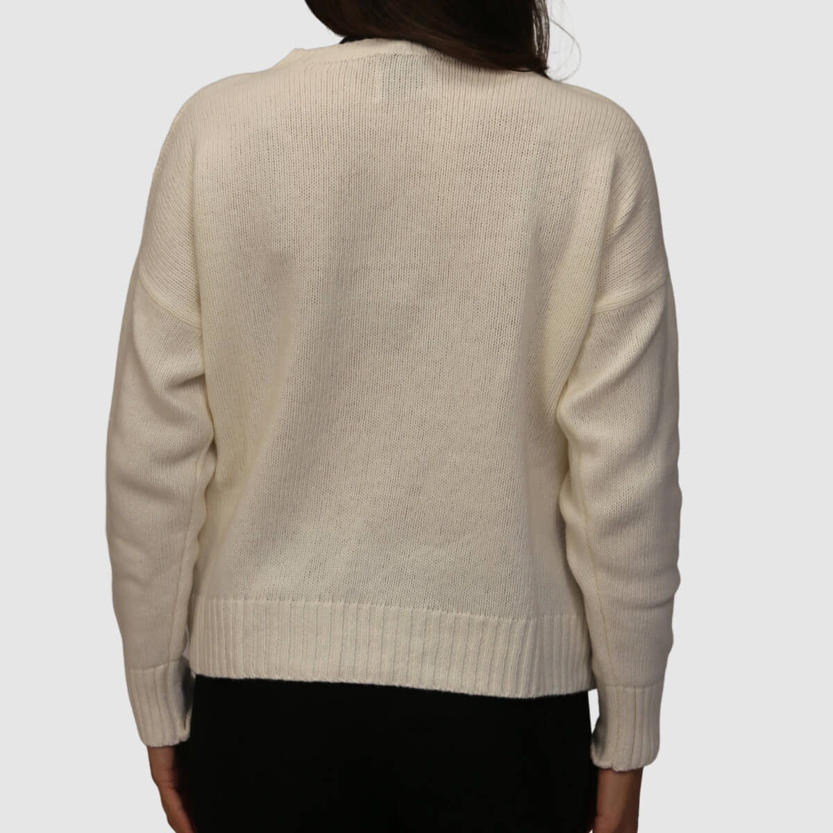 CROCHÈ MAGLIONE CR11420 PANNA