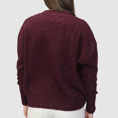 CROCHÈ MAGLIONE CR11441 BORDEAUX