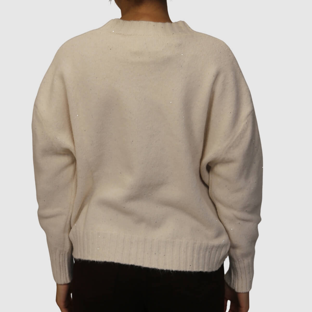 CROCHÈ MAGLIONE CR11441 PANNA