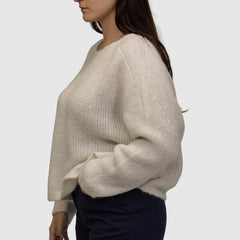 CROCHÈ MAGLIONE CR11443 PANNA
