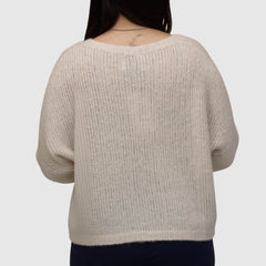 CROCHÈ MAGLIONE CR11443 PANNA