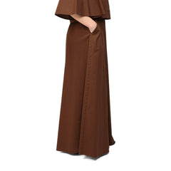 CROCHÉ PANTALONE PALAZZO 895 MARRONE