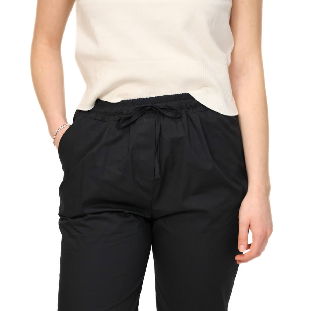 CROCHÉ PANTALONE SLIM 897 NERO