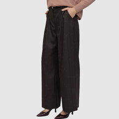 CROCHÈ PANTALONE CR11641 024 MARRONE