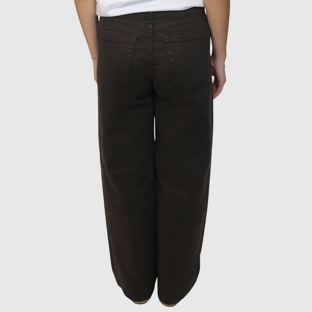 CROCHÈ PANTALONE CR11679 MARRONE