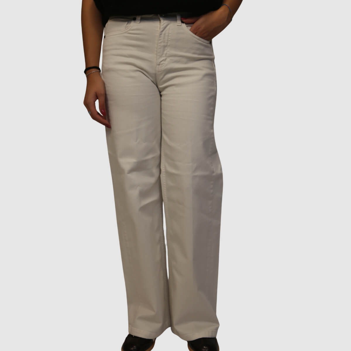 CROCHÈ PANTALONE CR11679 PANNA