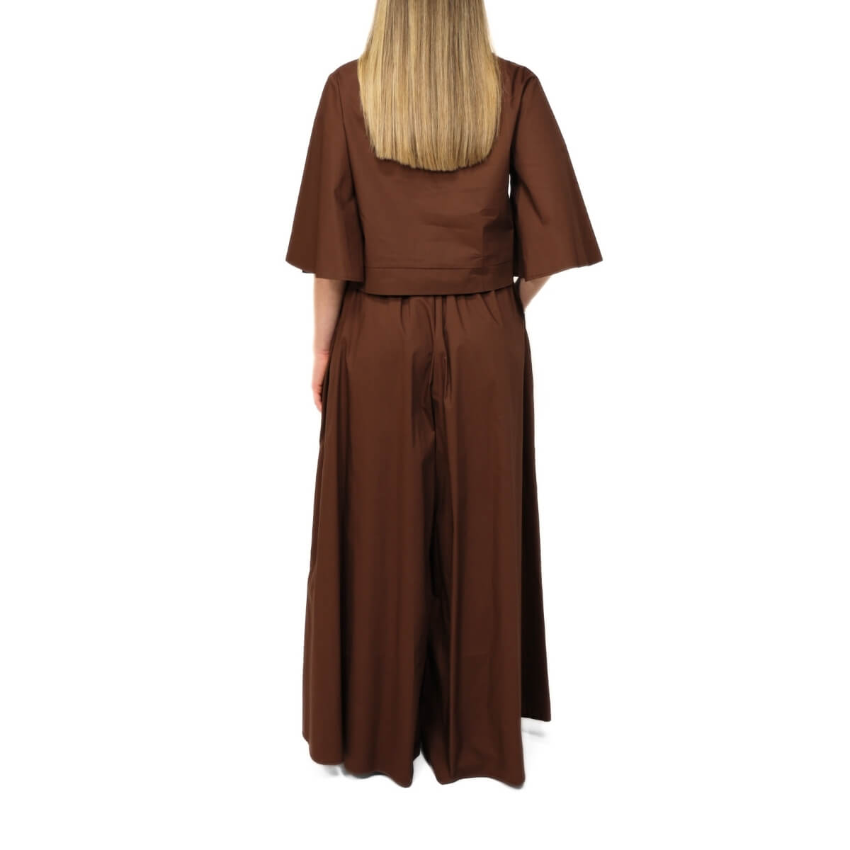 CROCHÉ TOP CAMPANA 893 MARRONE