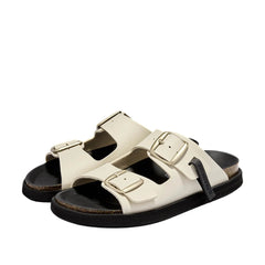 D.FRANKLIN CIABATTA DFSH407013 FIBBIE BEIGE