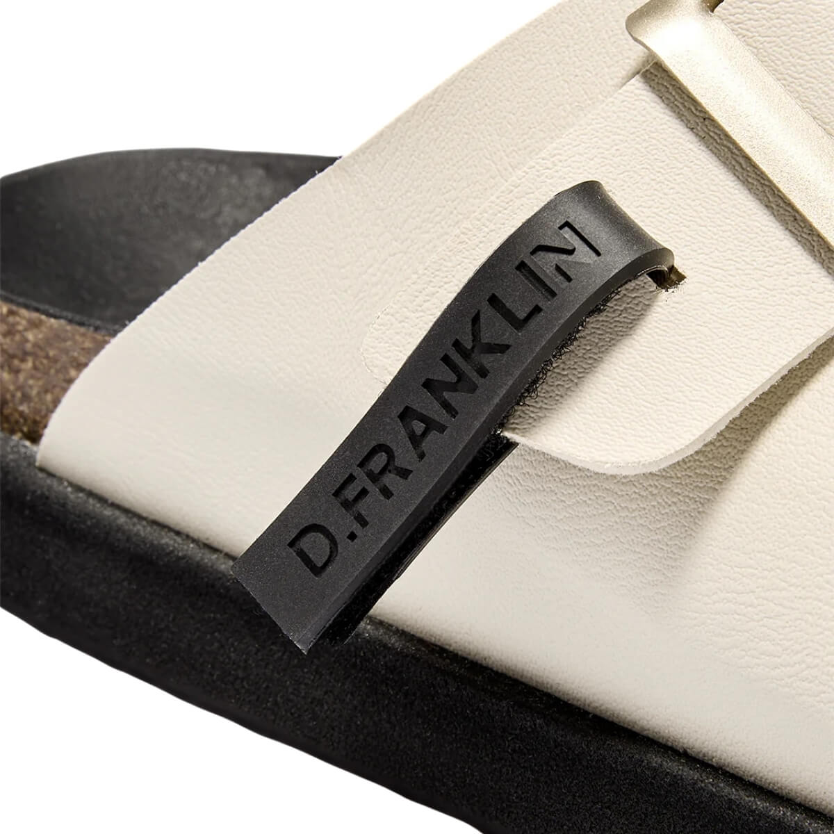D.FRANKLIN CIABATTA DFSH407013 FIBBIE BEIGE