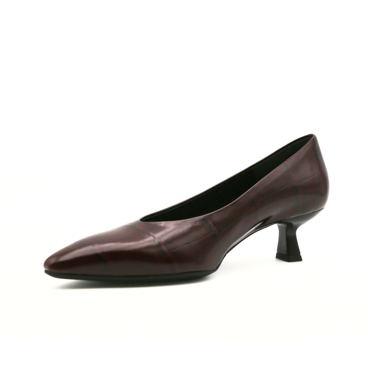 MELLUSO DÉCOLLETÉ COCCO D5201 BORDEAUX