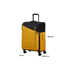 AMERICAN TOURISTER TROLLEY MEDIO MF7-002-49 DARING DASH BLACK YELLOW