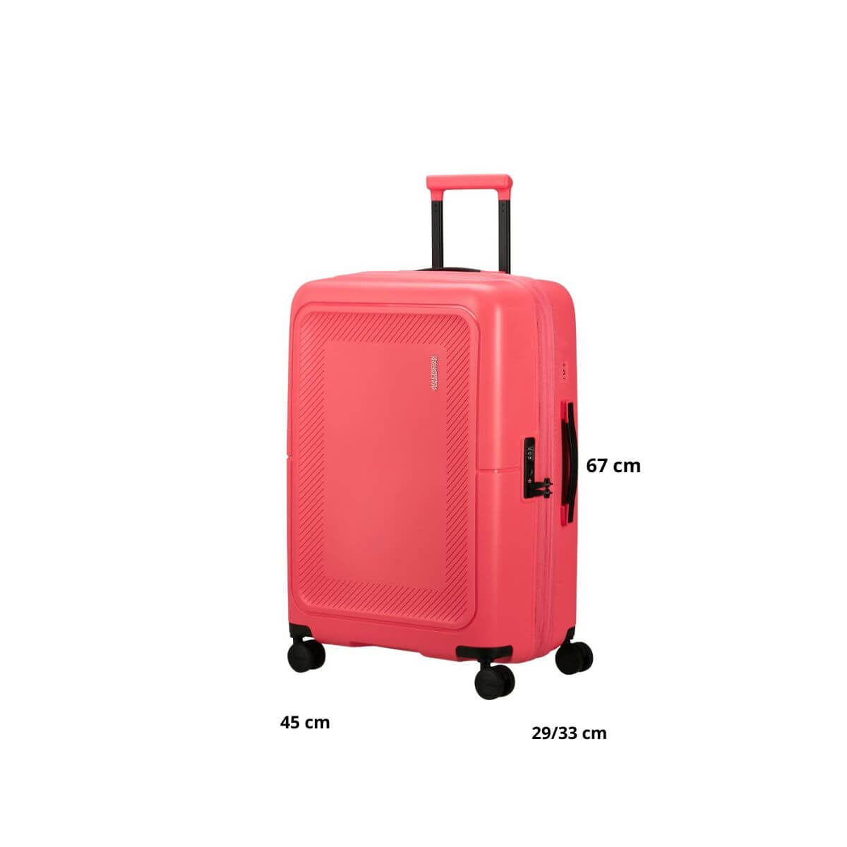 AMERICAN TOURISTER TROLLEY MEDIO MG5-002-90 DASHPOP SUGAR PINK