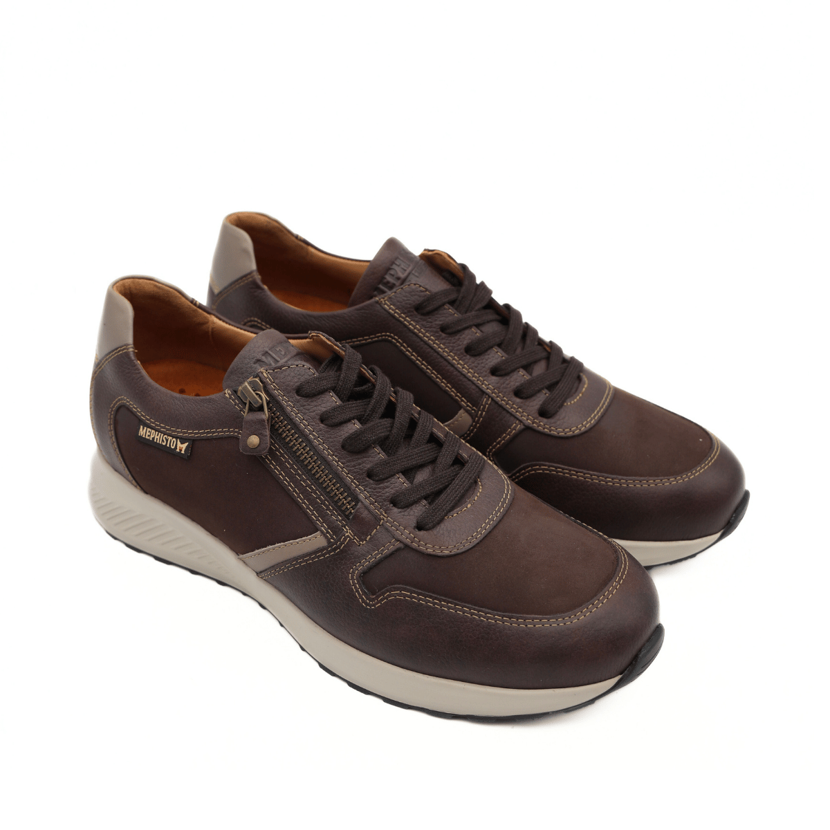 MEPHISTO SNEAKERS DINO 1551 MARRONE