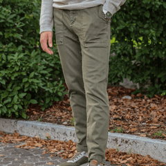 DSTREZZED PANTALONE 51881 OLIVA