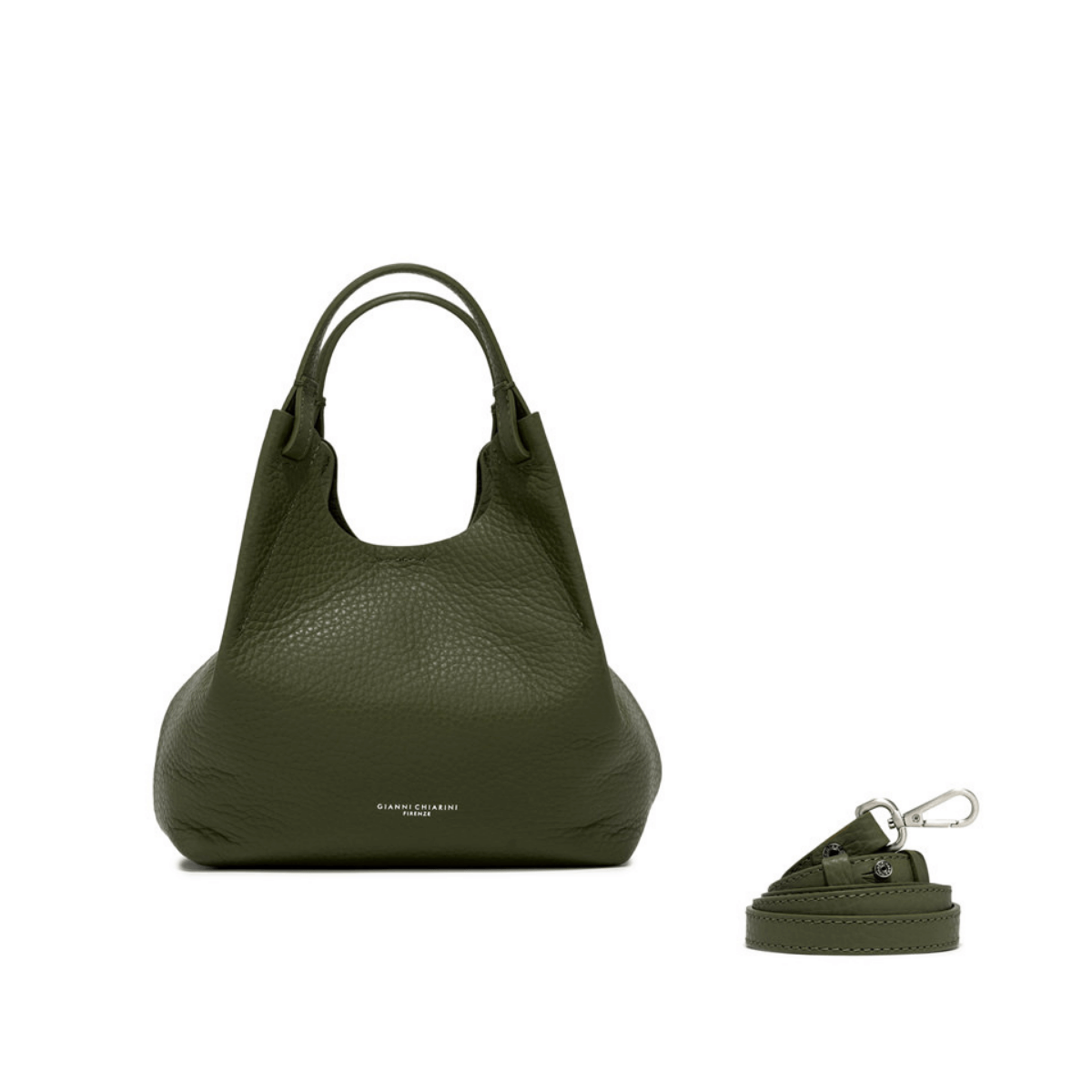 GIANNI CHIARINI BORSA DUA BS9719 VERDE DEEP