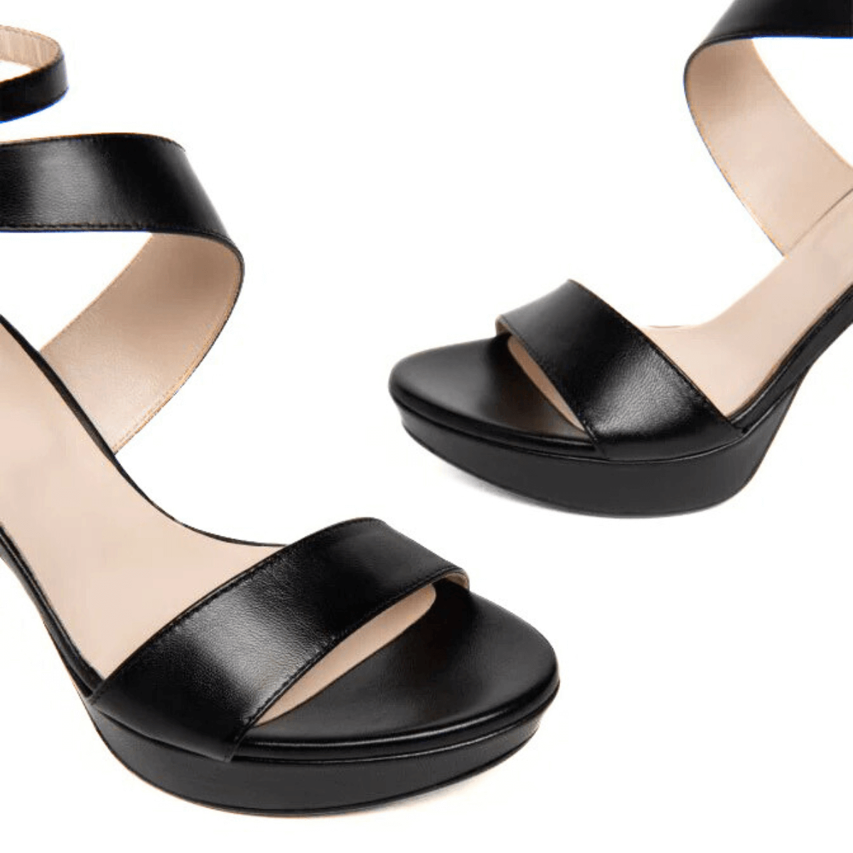 Nero Giardini Sandali Donna Sandali Neri Con Zeppa Bassa Sandali