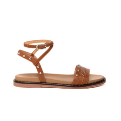NERO GIARDINI SANDALI BORCHIE E307620D CUOIO