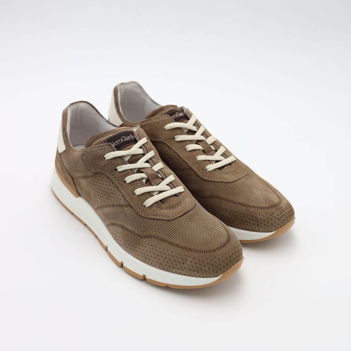 NERO GIARDINI SNEAKER E400190U 501 NABUK TAUPE