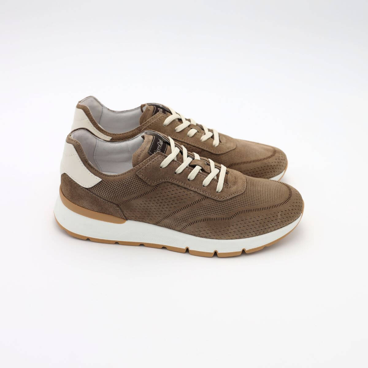 NERO GIARDINI SNEAKER E400190U 501 NABUK TAUPE