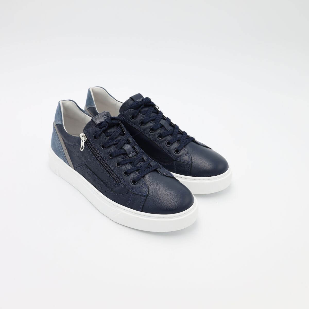 NERO GIARDINI SNEAKER E400241U 200 ZIP BLU