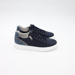 NERO GIARDINI SNEAKER E400241U 200 ZIP BLU