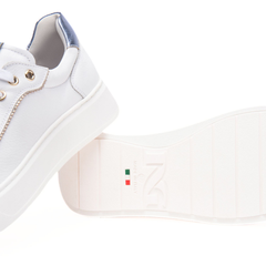 Sneaker Donna NERO GIARDINI in pelle - E306371D/707 BIANCO in vendita Sneaker Donna NERO GIARDINI in pelle - E306371D/707 BIANCO in vendita