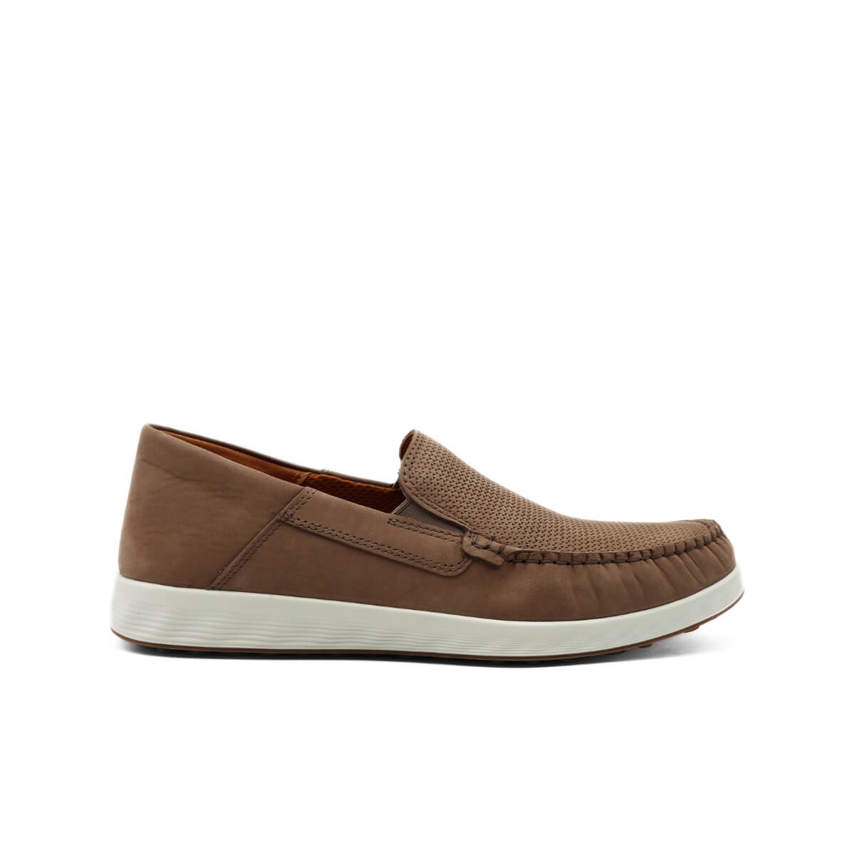 Mocassino ECCO S Lite Moc beige in pelle nabuk