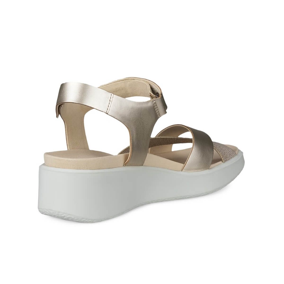 ECCO SANDALO ZEPPA 273323 01688 PLATINO
